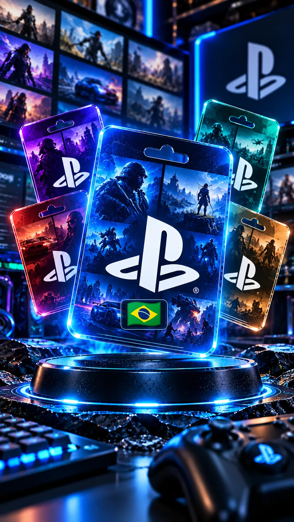 گیفت کارت پلی استیشن برزیل ۳۵ رئال PlayStation - تصویر اصلی محصول