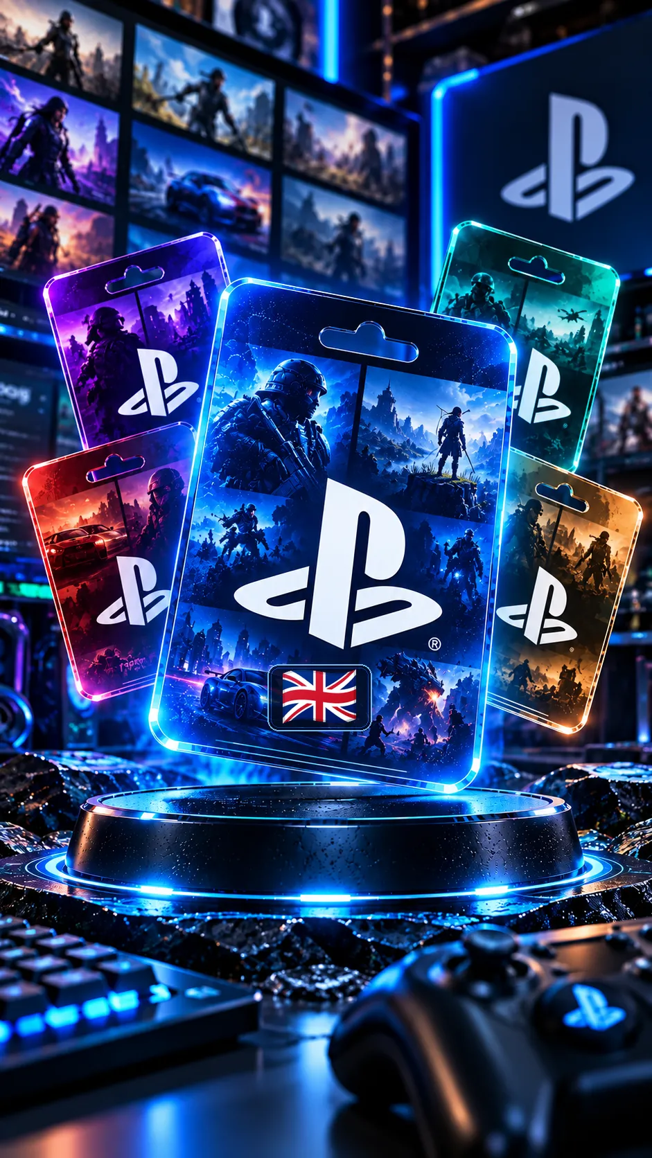 گیفت کارت پلی استیشن انگلیس PlayStation - تصویر اصلی محصول