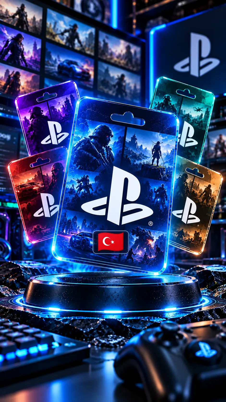 گیفت کارت پلی استیشن ترکیه PlayStation - تصویر اصلی محصول