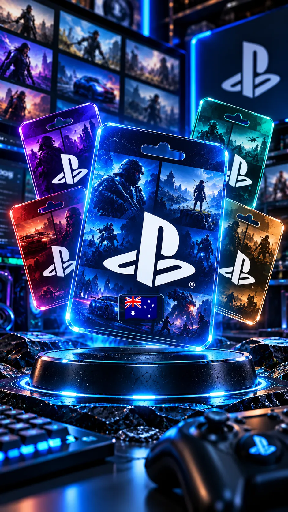 گیفت کارت پلی استیشن استرالیا PlayStation - تصویر اصلی محصول
