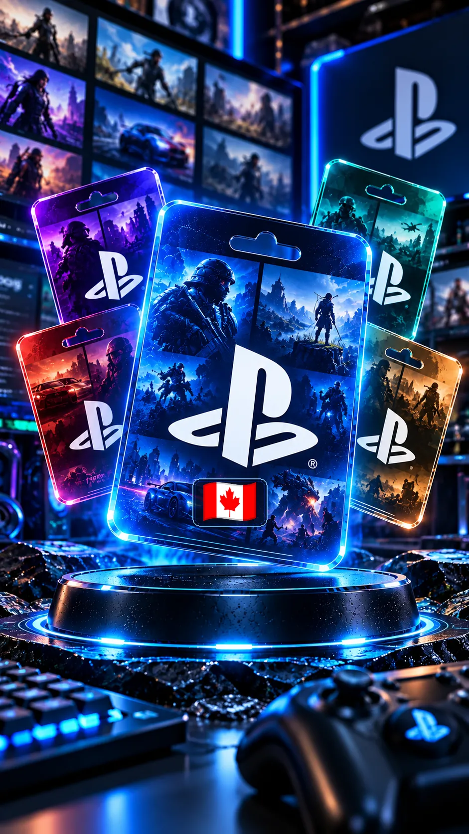 گیفت کارت پلی استیشن کانادا PlayStation - تصویر اصلی محصول